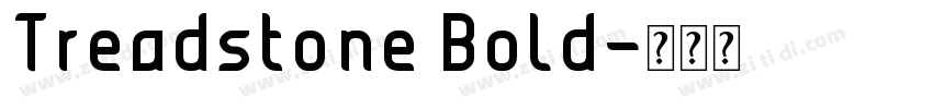 Treadstone Bold字体转换